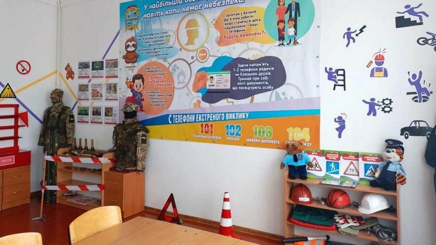 Клас безпеки для учнів відкрили у Нікополі в ліцеї «Гармонія»