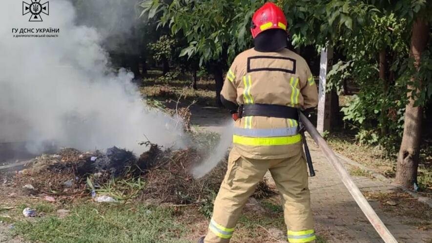 19 займань в екосистемах ліквідували за добу рятувальники Дніпропетровщини