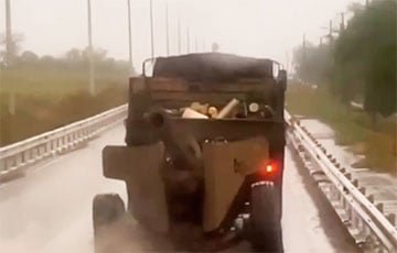 Росіяни стягують на фронт гаубиці Д-1 зразка 1943 року, - ВІДЕО