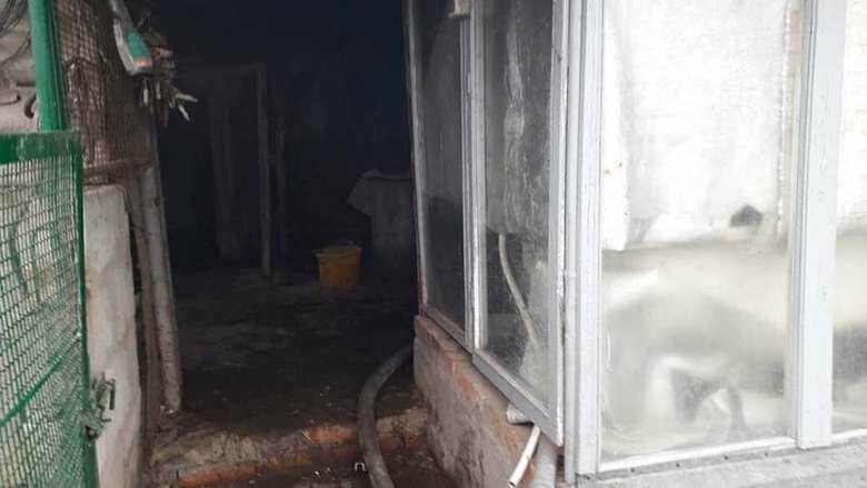Хозпостройка горела в Никополе на улице Хлястикова