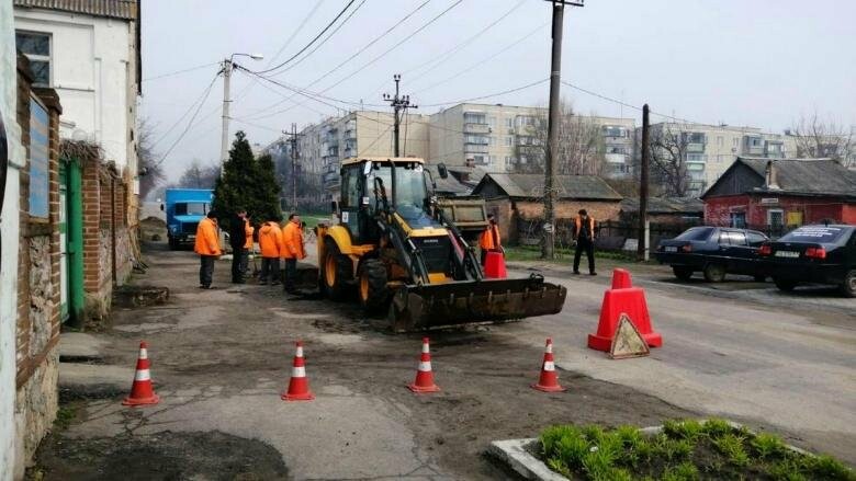 В Никополе было затруднено движение транспорта на улице Шевченко